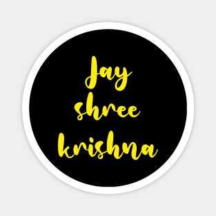 Jai shree krishna for Krishna lovers Magnet